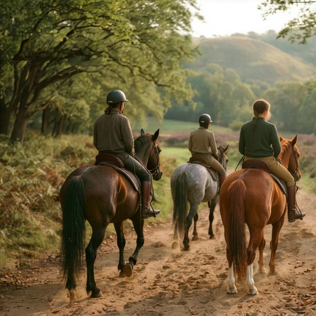 Balade à cheval en Haute-Vienne, autour de Gorre