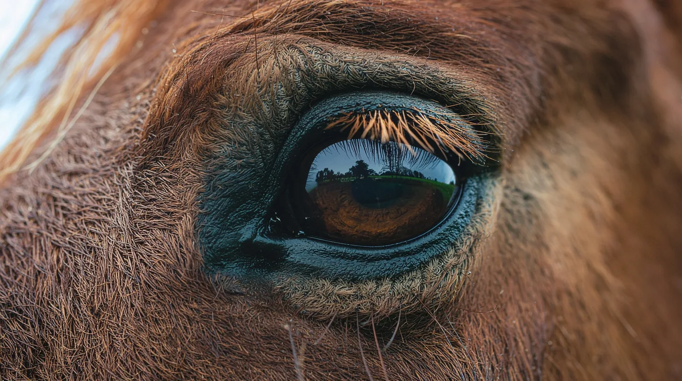 Un regard de cheval au Domaine du Phoenix, Gorre